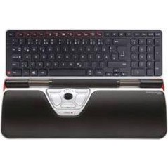 Contour RollerMouse Red Plus - Ergonomic Central Pointing Device in Black & Silver - Enhance Your Productivity!